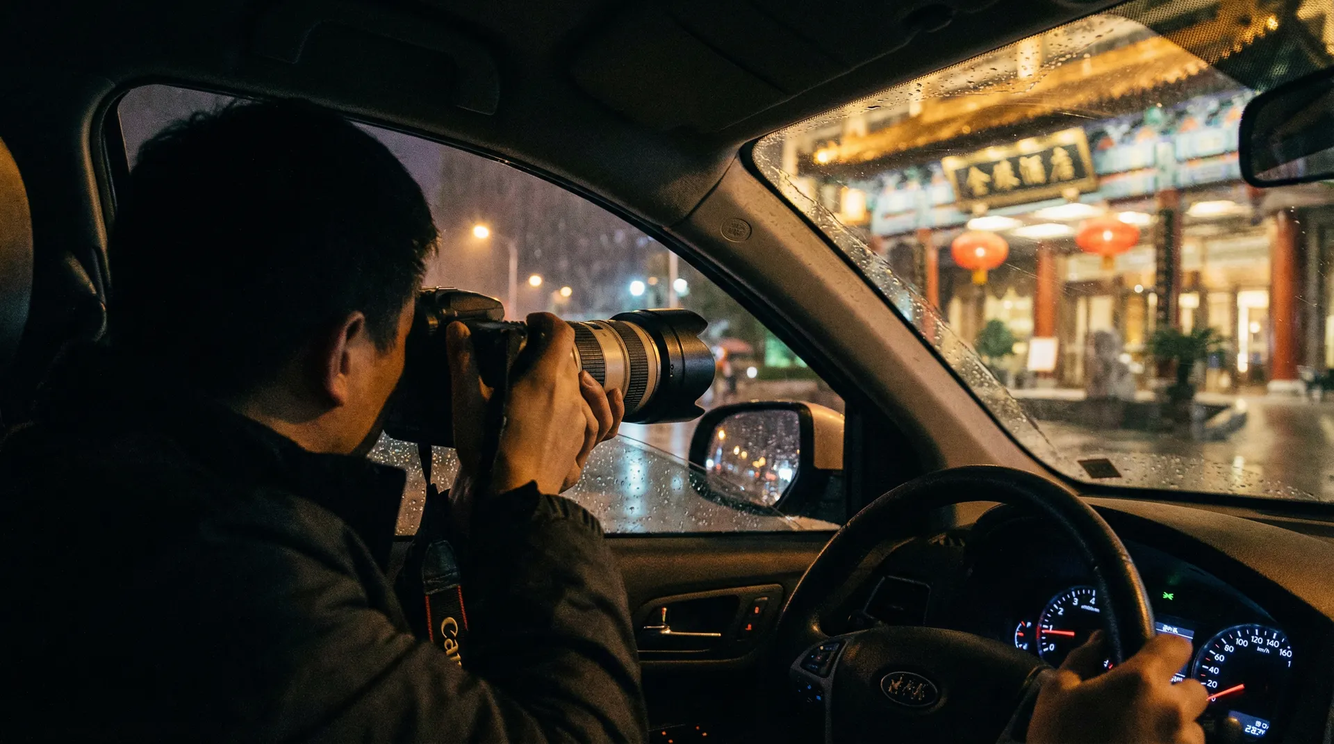 回家的路有多远电视剧 - 记者深夜跟踪拍摄明星行踪